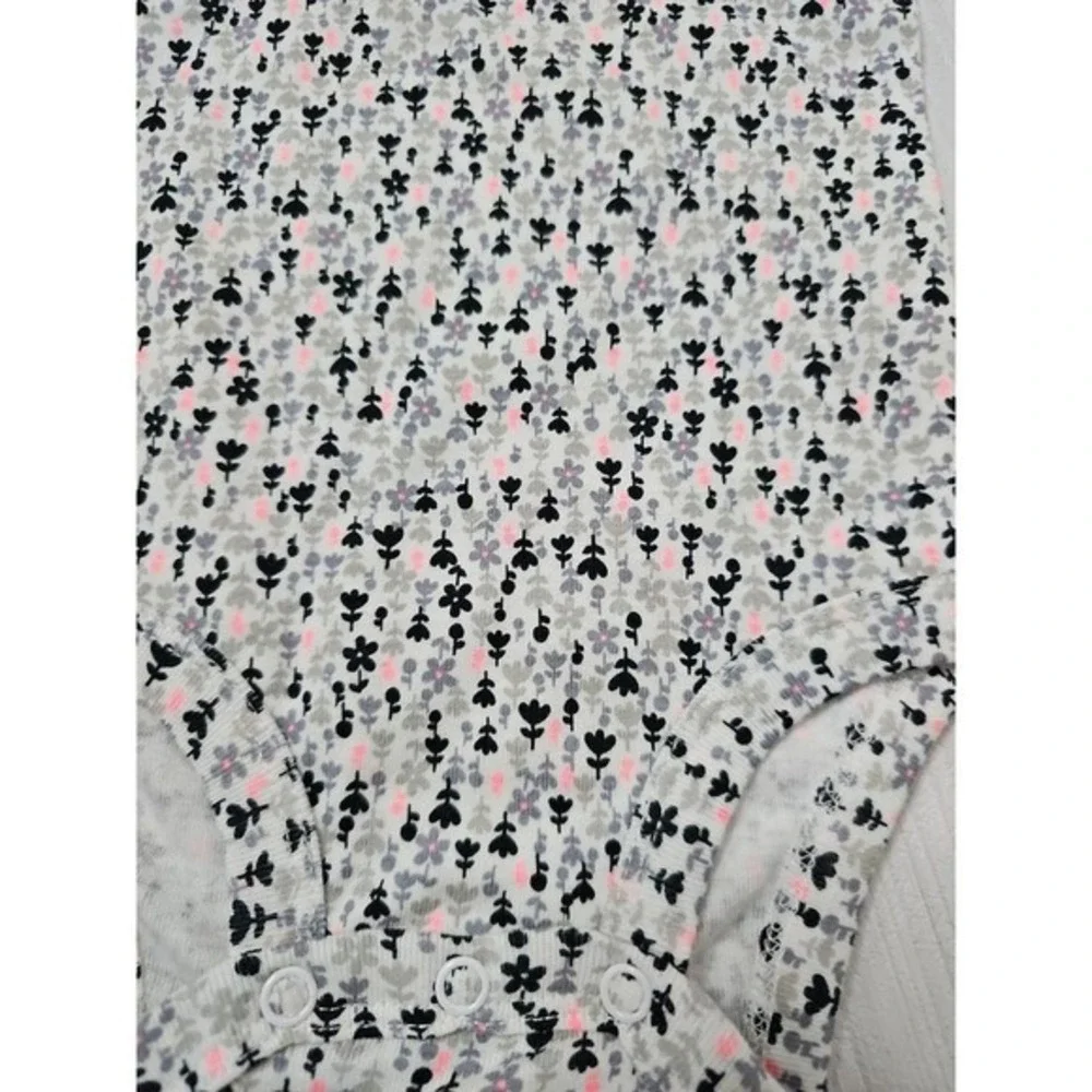 Child of Mine by Carters Baby Girl Bodysuits 3 Pack Pink‎ Polka Dot Floral NWT